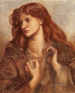 Dante Gabriel Rossetti Painting - Alexa Wilding Pre Raphaelite Brotherhood Dante Gabriel Rossetti